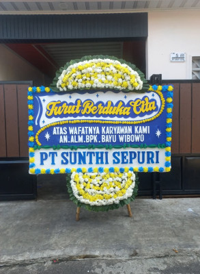 Papan Bunga Duka di Barito Utara