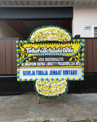 Papan Bunga Duka di Barito Utara